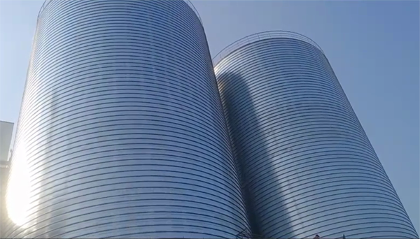 花溪2座混凝土高架卷板仓