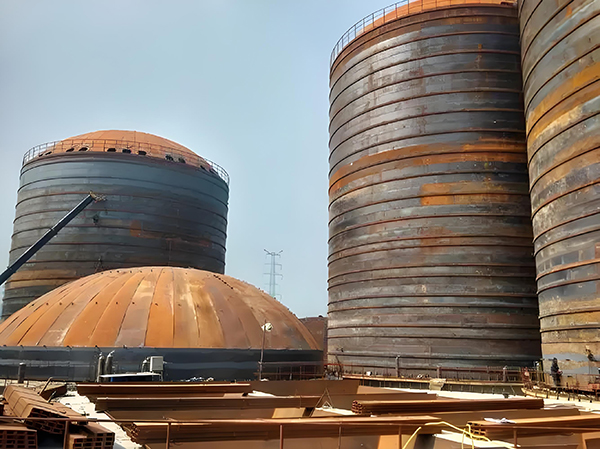 花溪焦粉钢板仓